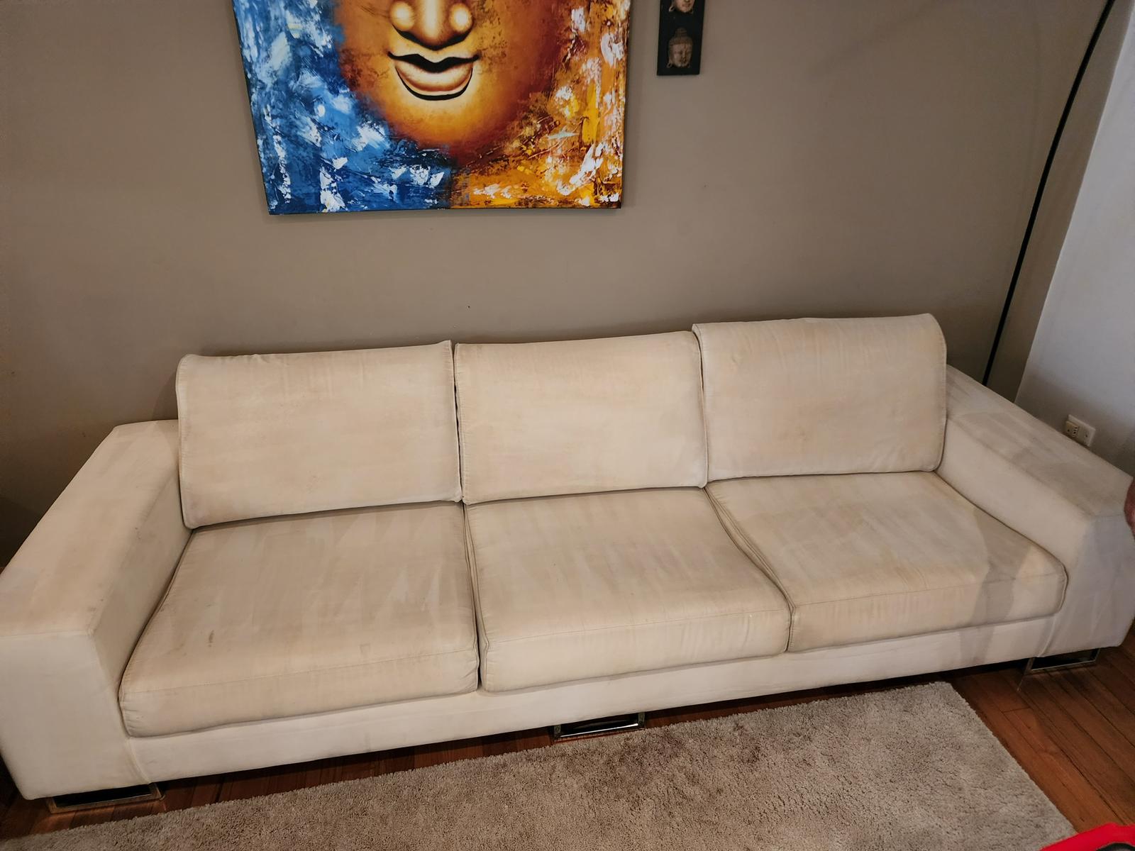 Sofa after cleaning